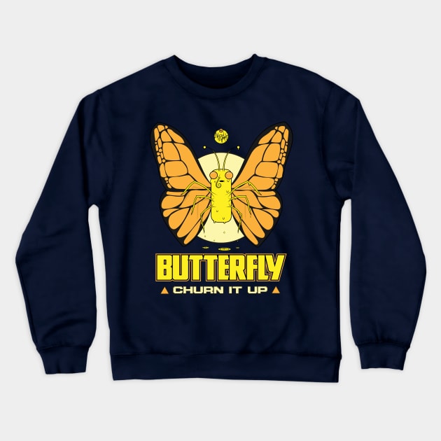 Butterfly Crewneck Sweatshirt by MasonGrant